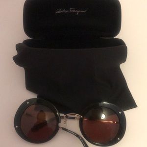 Salvador Ferragamo Sunglasses with Case